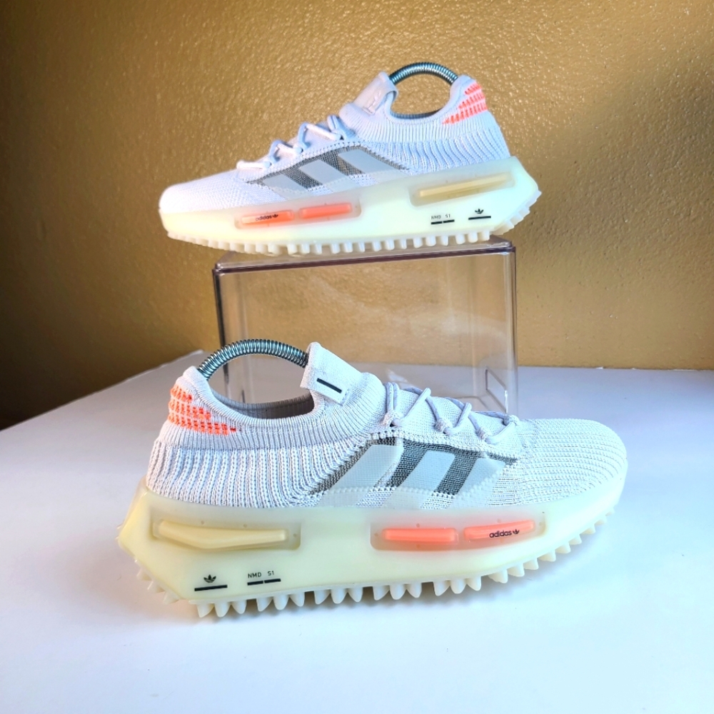 adidas NMD S1 Low White Coral Fusion W - HQ4465 / Women size 9